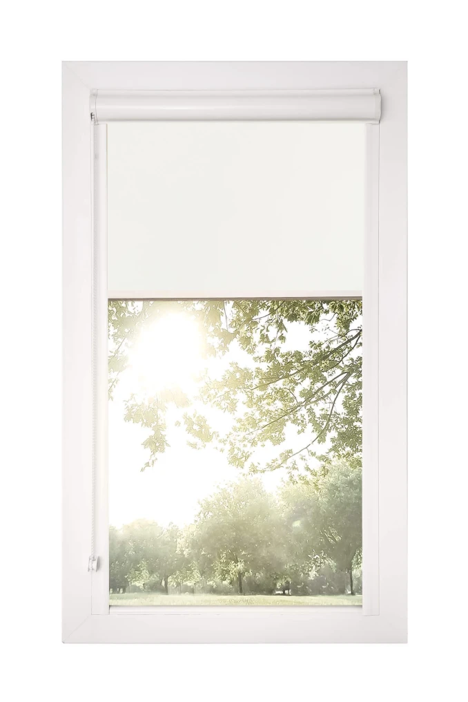 Roleta w kasecie PCV (prowadnice płaskie) - materiałowa